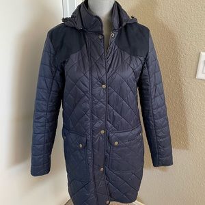 Barbour Greenfinch Quilt Jacket Blue